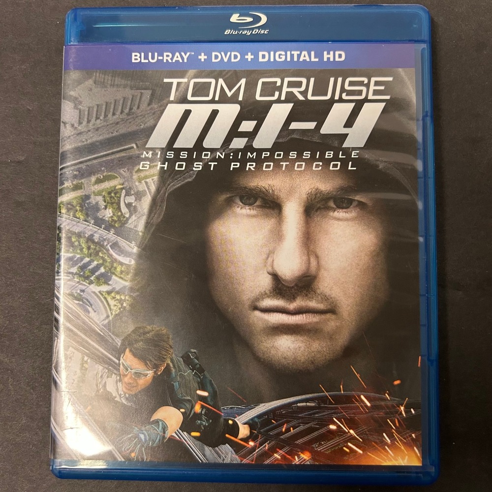 Paramount Mission Impossible Ghost Protocol Blu-ray Action Movie Pre-Owned Good